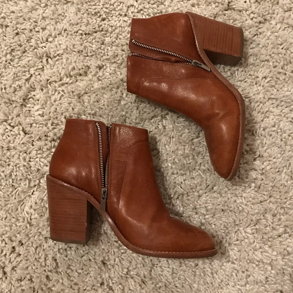 Loeffler Randall Cognac Felix Boot - Picture 1 of 5